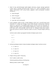 Iostpi merupakan salah satu penyelenggara olimpiade di sumatera utara. Kisi Soal Olimpiade Bahasa Indonesia Sd Pdf Jawabanku Id