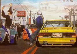Shakotan Boogie Classic Japanese Cars Art Cars Car Artwork