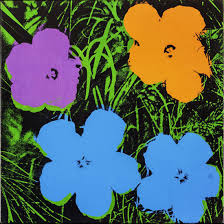 I opened a magazine to four flowers. (h. Flowers 1964 Medici University