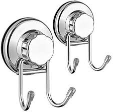 Amazon Com Sanno Double Hooks Suction Cups Vacuum Hook For Flat Smooth Wall Surface Towel Robe Bathroom Kitchen Shower Smooth Walls Towel Robe Kitchen Shower