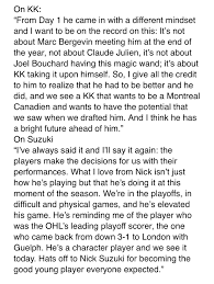 Kotkaniemi a été transporté à l'hôpital de façon préventive pendant la soirée, mais il est rapidement rentré à la maison, a indiqué son entraîneur. Bergevin Comments On Kotkaniemi And Suzuki Habs