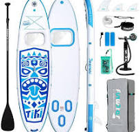 FunWater Inflatable Ultra-Light (17.6lbs) SUP for All Skill ...