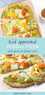 Kid Approved Summer Veggie Pizza Recipe Veggie Pizza Vegetarian Recipes Easy Dinner Stuffed Sweet Peppers