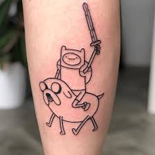 Matt Daniels On Instagram Super Simple Finn Jake This Morning For Abbie Lovely To Meet You Thanks Left Arm Tattoos Cartoon Tattoos Adventure Time Tattoo