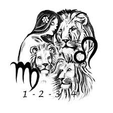 Virgo tattoo with a black ink design makes a man look elegant. Entry 42 By Letindorko2 For 3 Lions 1 Virgo Tattoo Design Freelancer