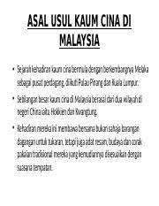 Tak kenal mak tak cinta. Kaum Cina Di Malaysia Docx Kaum Cina Di Malaysia Sejarah Kedatangan Kaum Cina Di Malaysia Kaum Cina Malaysia Ialah Rakyat Yang Berasal Di Malaysia Course Hero