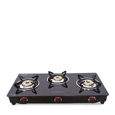 Maybe you would like to learn more about one of these? Butterfly Trio 3 Burner Glass Top Gas Stove Black