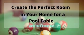 Create The Perfect Room In Your Home For A Pool Table Toolbox Divas
