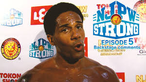 Fred Rosser gives his first backstage interview! |NJPW STRONG backstage  comments