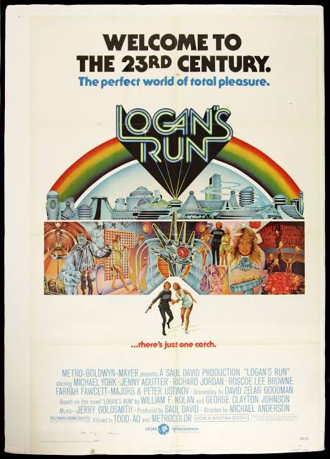 LOGAN'S RUN Movie POSTER RARE Sci Fi Classic | eBay