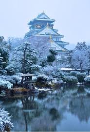 Warm up at onsens, ski down snowy. Winter In Osaka Japan Japan Tourist Osaka Castle Osaka Japan