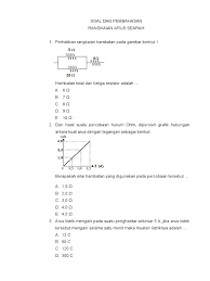 Sebuah rangkaian listrik terdiri atas sebuah sumber tegangan v dan sebuah hambatan r sehingga arus yang mengalir pada r adalah i. Soal Dan Pembahasan Rangkaian Arus Searah