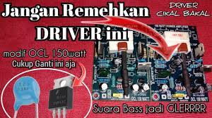 Cara modif power ocl 150 watt untuk subwoofer tidak akan lepas dari kit speaker protektor. Cara Modif Driver Ocl 150 Watt Modif Power Ocl 150 Watt Agar Bass Mantap Anti Serak Youtube