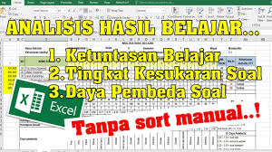 Format administrasi penilaian hasil belajar siswa sd sma. Analisis Ulangan Harian Dengan Excel Menggunakan Fungsi Large Dan Small Youtube