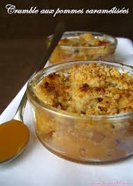 Crumble Aux Pommes Caramelisees
