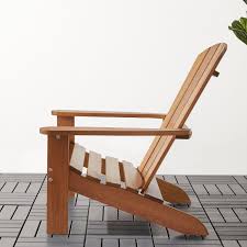 Kloven Deck Chair Outdoor Light Brown Ikea Outdoor Chairs Wooden Outdoor Wood Furniture Deck Chairs