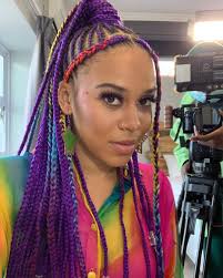 These braids for kids hairstyle is perfect for those active sporty children who also want to look cool and awesome in playing fields. Maya On Instagram How Did You First Hear About Sho Madjozi Makeup By Beat Obsessed Styled By T Cornrow Hairstyles Hair Styles Black Girl Braid Styles