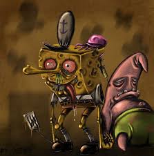 11 Disturbing Spongebob Images That Will Haunt Your Childhood Spongebob Wallpaper Art Spongebob