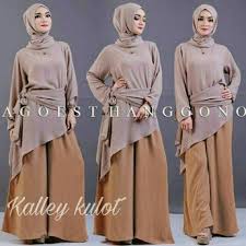 Apakah kakak sedang mencari celana kulot panjang yang sekarang sedang trendy dan ngehits? Baju Setelan Hijab Celana Kulot Modis Model Terbaru Murah