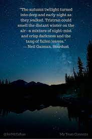 Nighttime Autumn Stars Cold Natural Landmarks Mists Distant