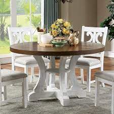 Made with quality birch wood, this set is built to last and comes with four chairs. Our Best Dining Room Bar Furniture Deals Round Wood Dining Table Farmhouse Round Dining Table Wood Dining Table Rustic
