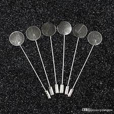 Pins Needles Wholesaler Pineappe Sells 1 5cm Diy Jewelry Lapel Pin Brooch Flat Blank Setting Base Women Men S Shawlcape Scarf Findi Lapel Pins Lapel Hat Pins