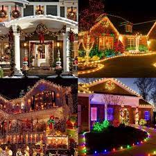 Outdoor Christmas Lights Ideas 20 Easy Outdoor Christmas Light Ideas Craftsy Hacks
