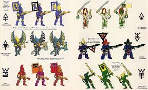 Color Schemes For Eldar Aspect Warriors Warhammer Eldar