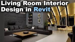 These can include freestanding components, such as the furniture shown in the image below. Modern Living Room Interior Design In Revit Tutorial Youtube