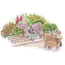Add soil and bulbs, such as hyacinths and tulips, in the fall to your containers.and store the containers in a sheltered area, such as a garage. Plans For Container Gardens Better Homes Gardens