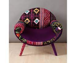 smiley patchwork tekli koltuk mor ask patchwork armchair patchwork furniture armchair