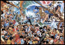 Shonen Jump 40th Anniversary Poster By Yusuke Murata Cleaned And Upscaled Manga Artist Yusuke Murata Manga Anime