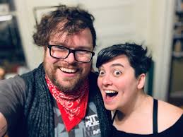 The HartLife NFP cast and crew celebrates the launch of @unwellpodcast!  From the top- Sound designer Ryan Schile Recording...