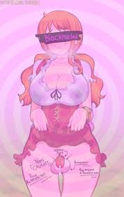 one piece, nami, afrobull, body writing, chastity - R34 Vault
