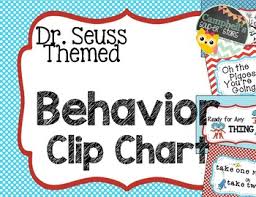 Dr Seuss Theme Behavior Chart