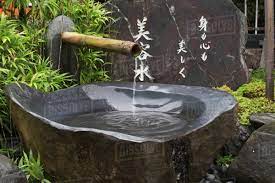 Shop items you love at overstock, with free shipping on everything* and easy returns. Grey Stone Water Fountain At A Japanese Temple Kyoto Japan Stock Photo Dissolve