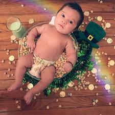 St Patty S Photoshoot Baby Milestones Pictures St Patricks Baby Baby Photos