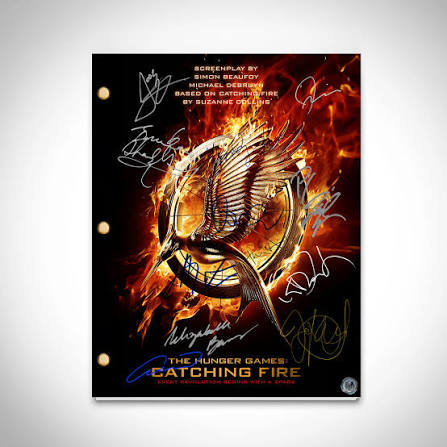 Luxe The Hunger Games Catching Fire - Signed Movie Poster, Multi