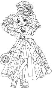 Madeline Hatter Way Too Wonderland Ever After High Coloring Page Cartoon Coloring Pages Coloring Pages For Girls Coloring Books