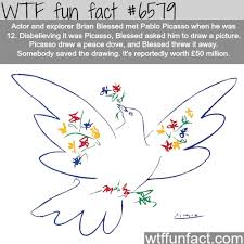 Peace Dove By Pablo Picasso Wtf Fun Facts Wtf Fun Facts Fun Facts Weird Facts