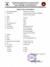 Meningkatkan kegiatan sistem pembinaan profesional di. Profil Satuan Pendidikan Sman 1 Matangnga