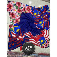 Bunga raya merupakan bunga nasional yang berasal dari negara gurunakal. Tudung Bawal Merdeka Bunga Raya Shopee Malaysia