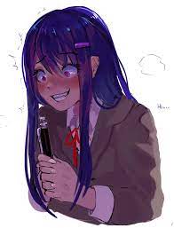 Yuri likes pen : r/DDLC