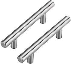 18 posts related to stainless steel kitchen cabinet handles and knobs. 10pack Goldenwarm Kitchen Cabinet Handles Kitchen Cupboard Handles Ls201bss160 Brushed Nickel Stainless Steel Handles For Cupboards Draws Hole Centers 160mm Amazon Co Uk Diy Tools