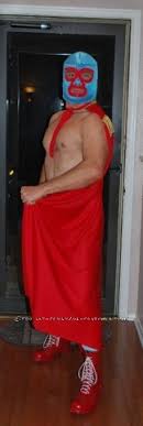 Humor we are fighting againt satan's cavemen tonight and i thought it might be a good idea if you praise the lord! Show Stopping Homemade Nacho Libre Costume