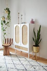 Diy Rattanschrank Ikea Ivar Hack Granny Chic Decor Ikea Furniture Hacks Ikea Diy