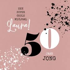 Verjaardag Een Super Coole Mijlpaal Kaartje2go