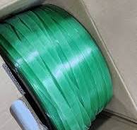 Heavy Duty Packaging Strapping Banding Roll - Green Polyester PET  Industrial-Grade, 1000' x 5/8 x 0.035 Pallet Strap Coil - 1400 lbs Break  Strength,