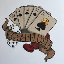 We will be doing $30 dollar tattoos in memory of danny. New Painted Tattoo Toilet Seat Royal Flush Painting Tattoo Card Tattoo Inspirational Tattoos