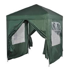 Easy to set up with just 2 people. Outsunny 6 5 Ft Square Green Pop Up Canopy 100110 066gr Rona